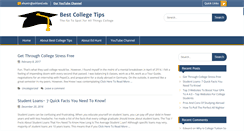Desktop Screenshot of bestcollegetips.com