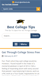 Mobile Screenshot of bestcollegetips.com